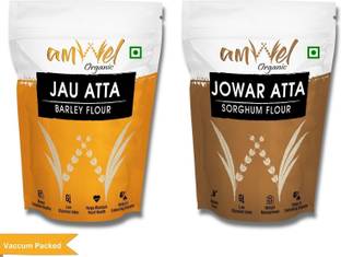 Amwel Combo of Jaun Atta 450g + Jowar Atta 450g | Barley + Sorghum