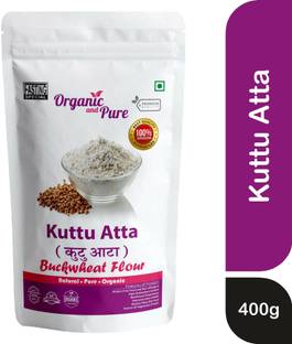 Organic and Pure Buckwheat Flour Atta, Kuttu Atta, for Fasting Upwas Vrat