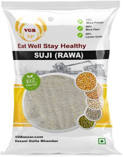 VGBNP Natural suji / rawa ( Soji | Semolina | Shuji ) Healthy Fibre Rich Sooji - 1kg