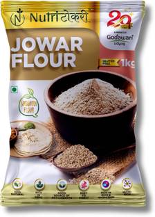 Nutri tokri Organic Jowar Flour | Chakki Ground Jowari Atta|Soft Fluffy Rotis |Jowari Atta
