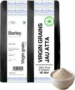 TWF Barley Flour | 100% Natural, High Fiber Flour for Baking & Cooking | Jau Atta