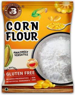 Brew Lab Corn Flour (Makkai Atta) | Suitable For Pudding, Creamy Dessert, Soup & Sauces |