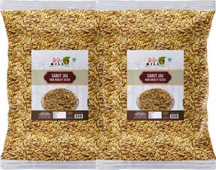 90's MILL Organic Sabut Jau | Barley Whole | Joo Sabut Anaj / Whole Grain Barley-240g*2Pk