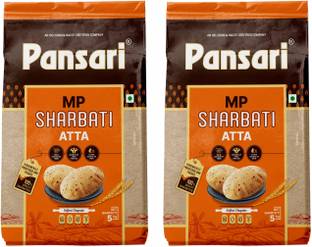 Pansari 100% Natural, Healthy & Tasty MP Sharbati Atta|With Glutten & Preservative Free