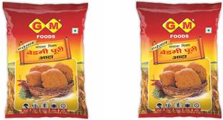 GM FOOD BEDI PURI ATTA FLOUR 1000 GRAMS PACK OF 2 500 X 2