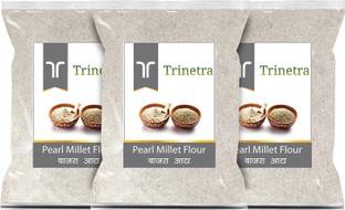 Trinetra Best Quality Bajra Atta (Pearl Millet Flour)-500gm (Pack Of 3)