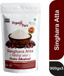Organic and Pure Water Chestnut Flour Atta Powder, Singhara Atta Flour Powder, Singada, Chest Nut