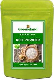 GREENELAND -ORG- Rice Powder ( Rice Flour / Chawal Ka Atta ) 400 GM