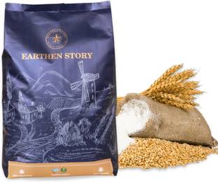 Earthen Story Organic Khapli Wheat Atta / Emmer Flour | Stone Ground | 100% Whole Grain