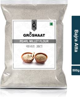 Groshaat Bajra Atta (Pearl Millet Flour)- 500gm Pack