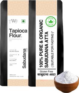 TWF Tapioca Flour | Sabudana Atta | Gluten-Free | Thickening Agent for Baking