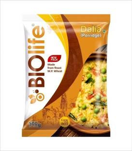 BIOLIFE Natural Wheat Daliya/Porridge Made From MP Wheat High in Fiber & Rich in Protein
