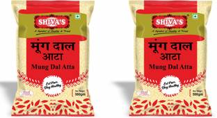 Shiva's MOONG ATTA / MOONG DAL FLOUR - 500 G (PACK OF 2)