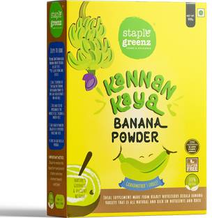 staplegreenz Raw Banana Flour (Kannan Kaya) | 100% Natural and Vegan | Ideal for Baby Food