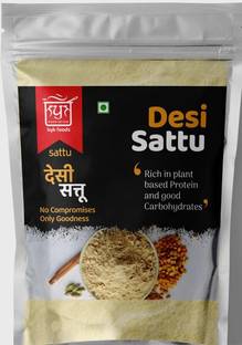 KYK FOODS Desi Sattu | Made With chickpea, Wheat and Rice (400gm)