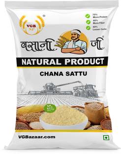 VGBNP 100% Natural Chana Sattu Flour (Bhuje Chane ka atta) Homemade Sattu - 2kg
