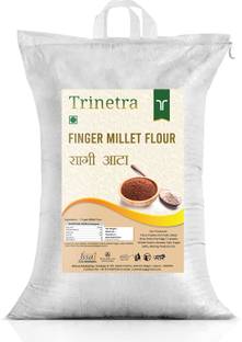 Trinetra Best Quality Ragi Atta (Finger Millet Flour)-5Kg (Packing)