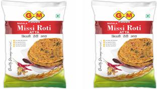 GM FOOD MASALA MISSI ROTI FLOUR PACK OF 2 500 X 2