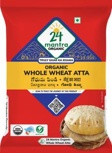 24 mantra ORGANIC Organic Whole Wheat Atta Premium/Gehoon Atta/Godhuma Atta