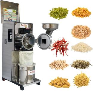 Confider 3HP Pulverizer Machine for Spices and Grains | 25 KG/HR | Large Grains Hopper | Extra Hopper For Spices | Premium Quality | Pulverizer Machine Price | 3HP Mini Flourmill