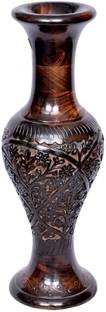 VAS Collection Home V&S1059 Wooden Flower Basket without Artificial Flower & Plant