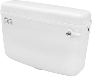 Parryware Slimline Single Flush Polymer Cistern for Toilet With complete flushing set Single Flush Tank