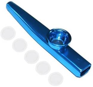 VASADIGITAL Kazoo Aluminum Allow Musical Instrument - Blue Aluminum Flute