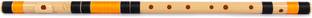 Radhe Flutes Radhe Flutes PVC Fiber G Natural Bansuri Base Octave Right Handed PVC Flute