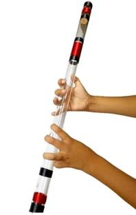 HEAVEN Flute C Natural Acrylic (transparent) Flute 19.5 inch Size Fiber Glass Flute