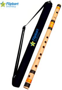 Flipkart SmartBuy C Natural 7 Hole Right Hand Bansuri Size 19 inches Bamboo Flute Bamboo Flute Bamboo Flute