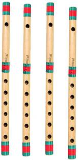 SG MUSICAL SGM-D5 Combo Set Of 4 Bamboo Pipe A,B,C AND G Bamboo Flute