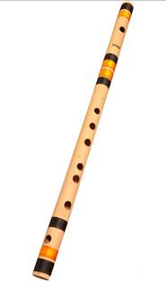 IBDA Melodious Natural C Sharp Scale flute for Beginners / Kids Bamboo Bansuri 19" Bamboo Flute