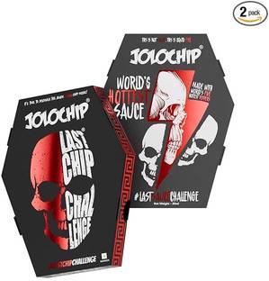 JOLOCHIP World's Hottest Sauce (20ML) & Last Chip Challenge (5G) Extreme Spicy Combo Pack Combo