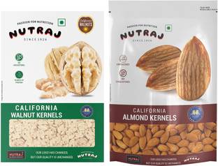 Nutraj Dry Fruits Combo Pack 500g, Akhrot Giri, Badam, Combo
