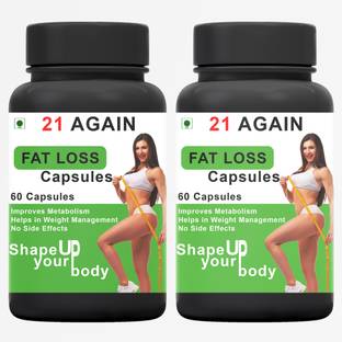 21 again Fat Burner Garcinia Cambogia Capsule For Fat Loss and Weight Management