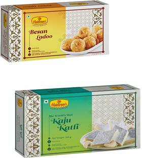 Haldiram's Kaju katli 500 gm With Besan Ladoo 250gm Combo Combo
