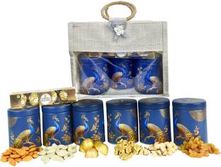 Giftrend Rakhi Delight | Rakhi Gift for Brother |Dry Fruits Gift Hamper for Birthday Combo