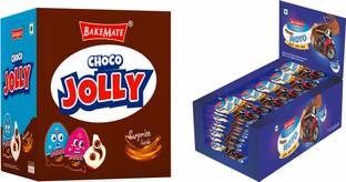 BAKEMATE Choco Moto Chocolate Bar & Choco Jolly Chocolates with Free Toy Combo Pack Combo