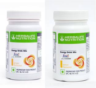 HERBALIFE Energy Drink Lemon, Ginger Flavour (Pack of 2) X 50gm Combo