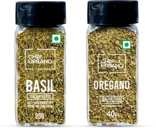 Chef Urbano Combo of Oregano 30 Gms and Basil 25 Gms Combo