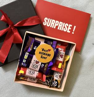 OddClick Unique Best Husband Ever Surprise Chocolate Gifts Box Pack Combo