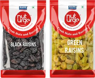 Nut Urge (Black Raisins + Green Raisins) 250 g +250 g Combo