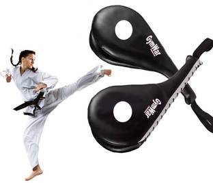 GymWar Taekwondo Fan Pad/Kick Pad - Double Kick Durable Strike Pads for Taekwando Kicking Shield