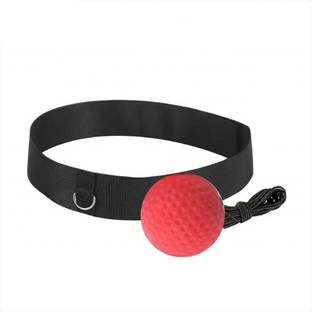 GSI FITCOZI Boxing Reflex Ball Headband Punching Ball Training Boxing Equipment(Red) Focus Pad