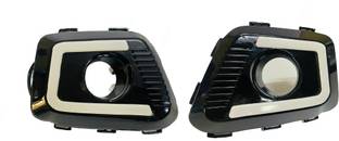Autofasters Mahindra Scorpio Front LED DRL Daytime Running Light with Turn Indicator Car Fancy Lights