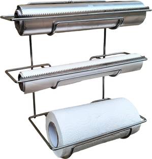 AppEasy Wall-Mount 3 in 1 Paper Towel Holder, Foil Dispenser, Foil Holder