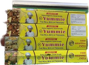 HK YUMMIE FOOD WRAPPING PAPER ROLL/ROTI WRAP/BUTTER PAPER/PARCHMENT PAPER/NON STICK Foil Holder