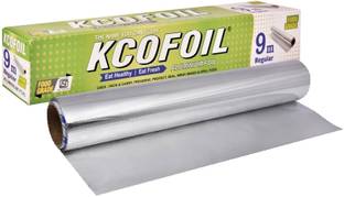 Kcofoil 9 Mtr Food Grade Aluminium Foil ISI Certified food wrapping Packing|Pack of 1 Aluminium Foil