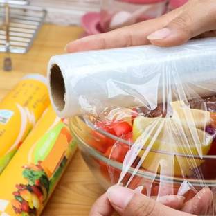 SAVINGMART COLLECTIONS Food Wrapping Cling Wrap 30M| Bio-Degradable Transparent Foil | Shrinkwrap