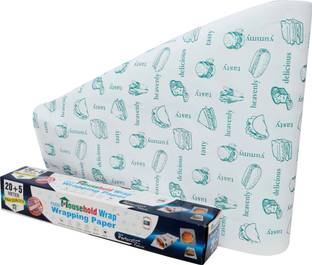 Dityam 25 Meter Food Butter Paper for Roti, Food Packing Paper, Parchment Paper Roll Paper Foil